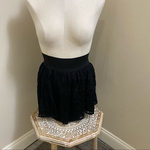 Black Lace Skirt